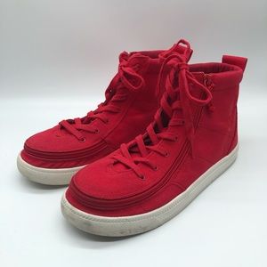 Billy Footwear Classic Lace Up Zip on Highs Sneakers AFO Sz 9